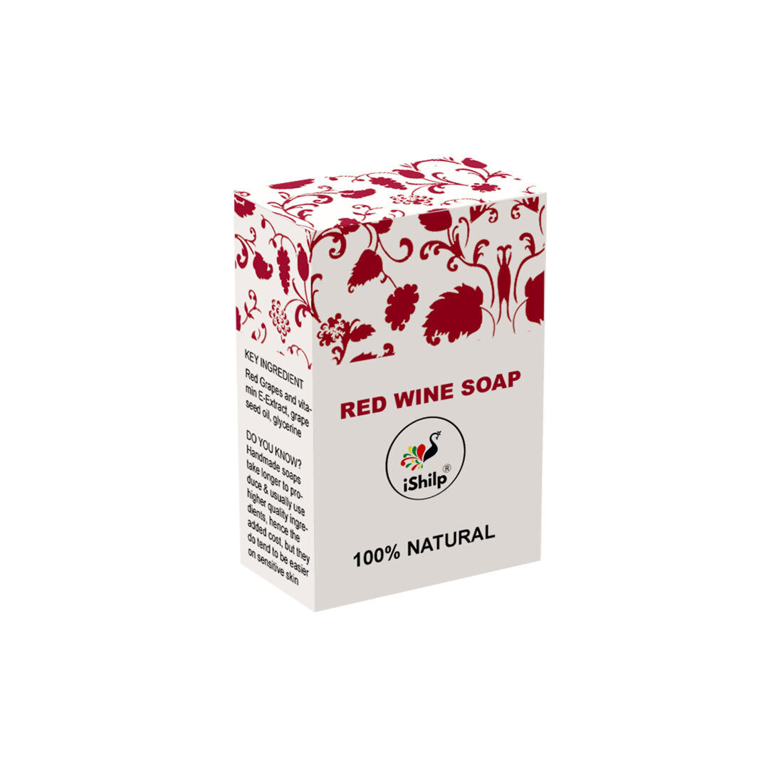 Red wine soap